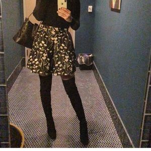 Louis Vuitton over the knee suede high heel boots